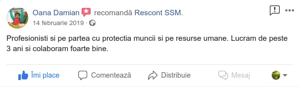 Testimoniale despre Servicii de consultanta Resurse Umane Galati