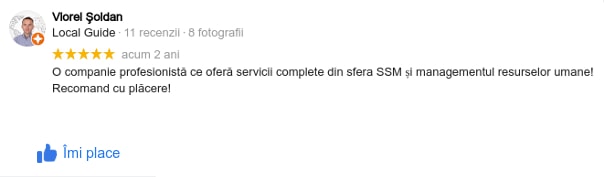 Testimoniale despre Servicii de consultanta Resurse Umane Galati